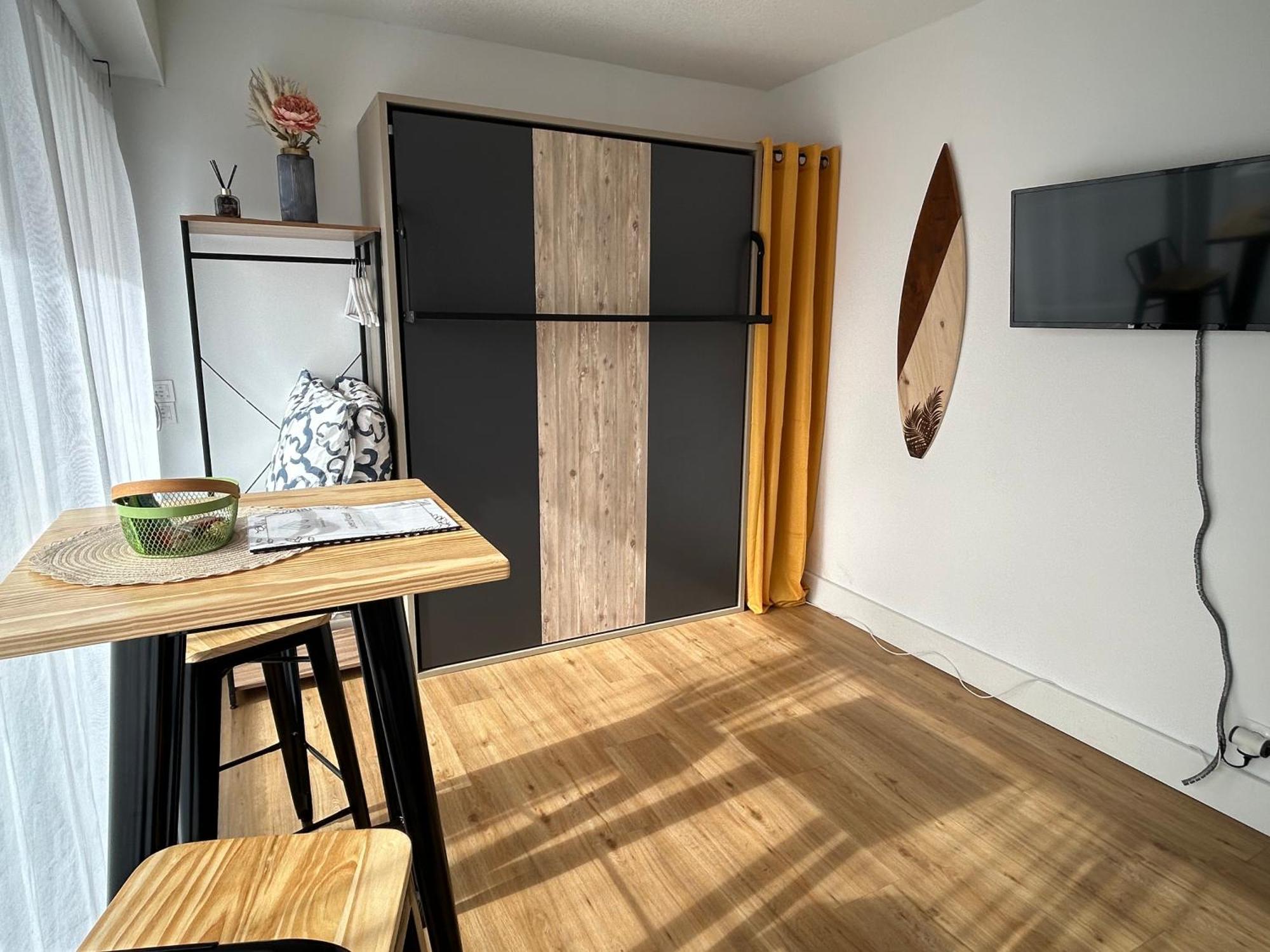 Cosy Studio Avec Vue Sur L'Ocean Лаканау Екстериор снимка