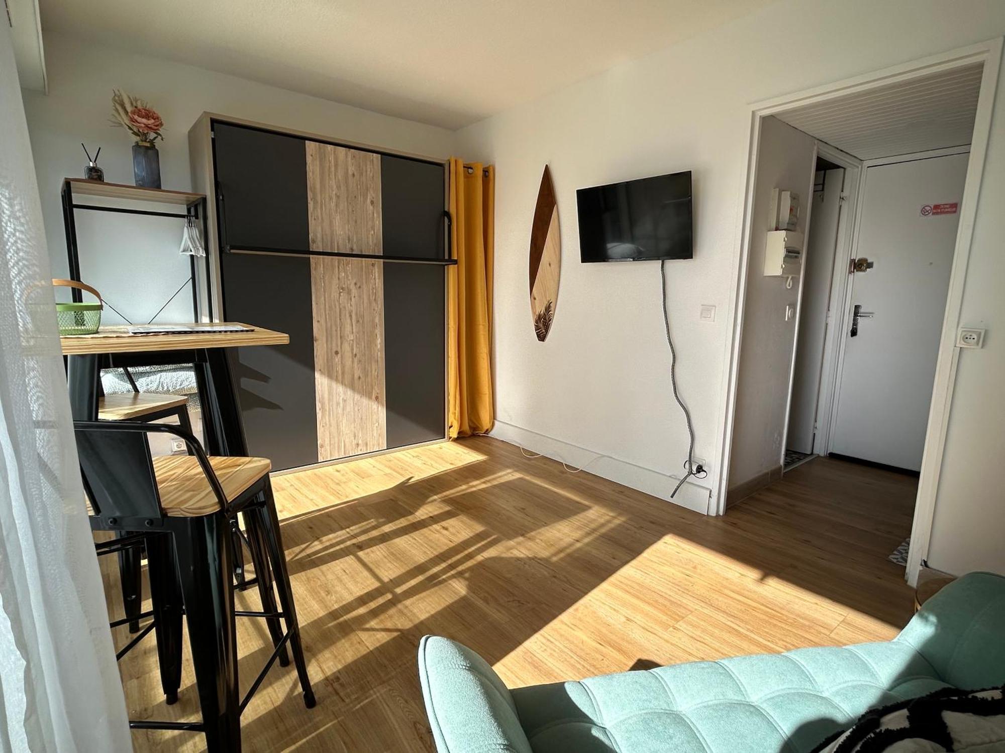 Cosy Studio Avec Vue Sur L'Ocean Лаканау Екстериор снимка